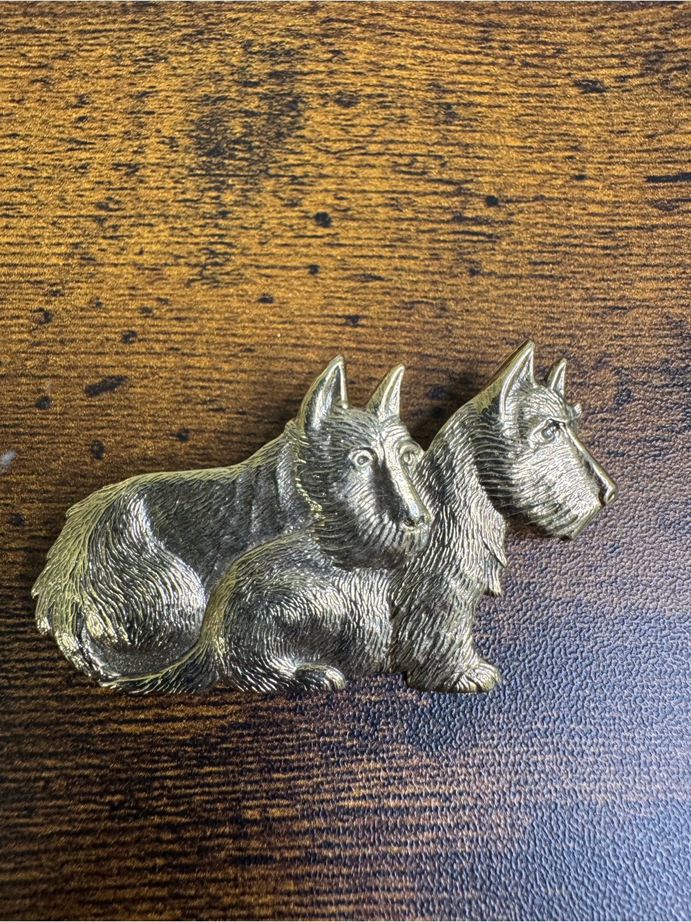 Vintage Gold Scottie Dog Brooch - Picture 2 of 5